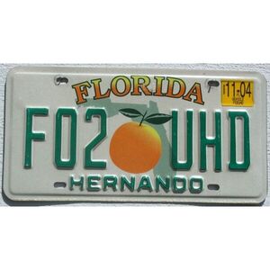 Florida 2004 Orangen Grafik - Hernando County