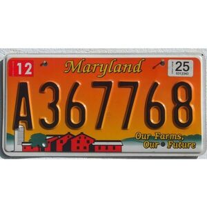 Maryland 2025 Farm