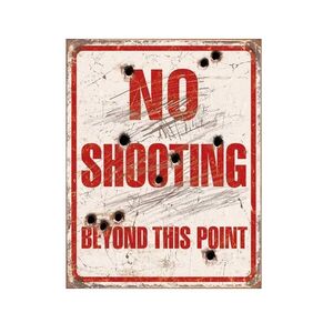 No Shooting - Schiessen Verboten