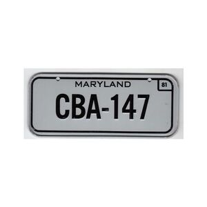 Maryland Mini Nummernschild