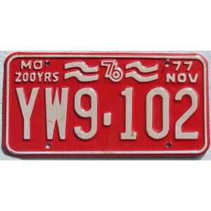 Missouri 1977 Bicentennial