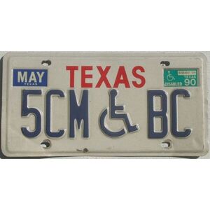 Texas 1990 Rollstuhlfahrer