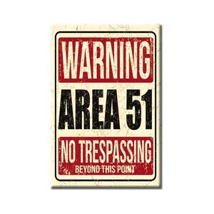 Area 51 Warning