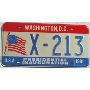 D.C. Washington 1981 Inauguration