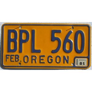 Oregon 1981