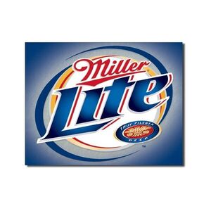Miller Lite - Brushed Metall