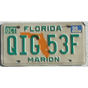 Florida 1998 Landkarte Orange - Marion County