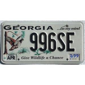Georgia 1999 Wildlife Vogel