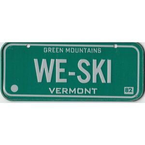 Vermont 1982 Mini Nummernschild