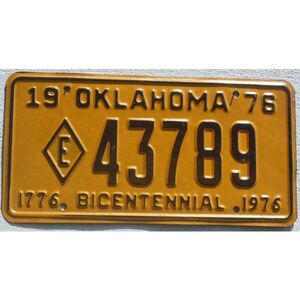 Oklahoma 1976 Bicentennial - Exempt