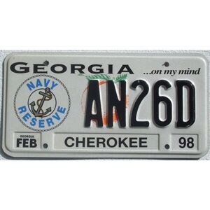 Georgia 1998 Navy Reserve