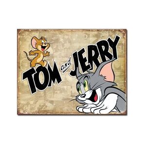 Tom &amp; Jerry Retro Film Plakat