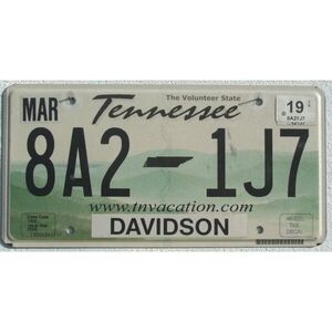 Tennessee 2019 Davidson County