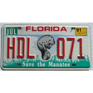 Florida 1991 Manatee