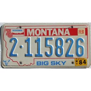 Montana 1984 Bicentennial