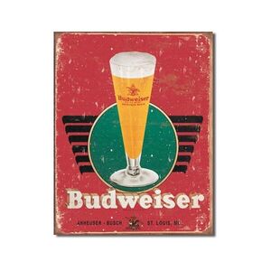 Budweiser Retro Glass