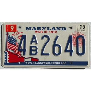 Maryland 2012 War of 1812