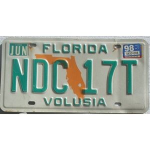 Florida 1998 Landkarte Orange - Volusia County