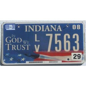 Indiana 2008 In God We Trust
