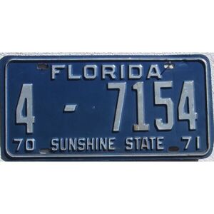 Florida 1970 - 1971