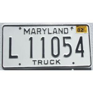 Maryland 1982 Truck