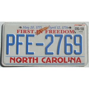 North Carolina 2018 First in Freedom