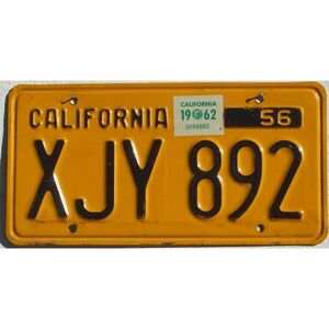 California 1956 - 1962