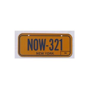 New York Mini Nummernschild