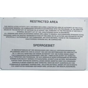 U.S. Army Deutschland Kasernen Schild