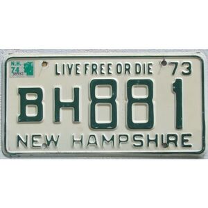New Hampshire 1973 -1974