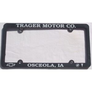 Osceola Iowa Auto Nummernschild Rahmen