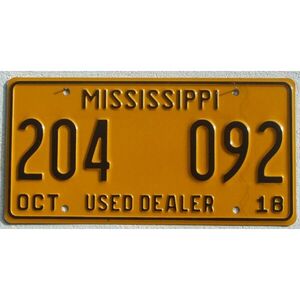 Mississippi 2018 Dealer