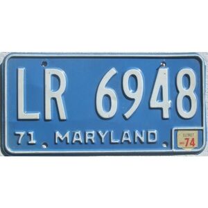 Maryland 1971 - 1974