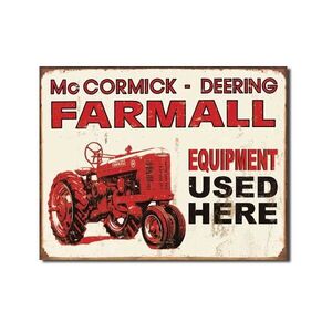 IHC Farmall Werkstatt Schild