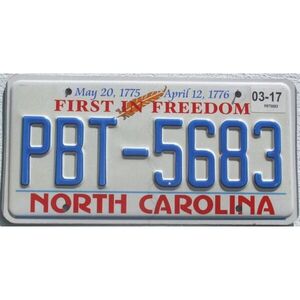 North Carolina 2017 First in Freedom
