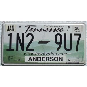 Tennessee 2020 Anderson County
