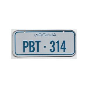 Virginia Mini Nummernschild