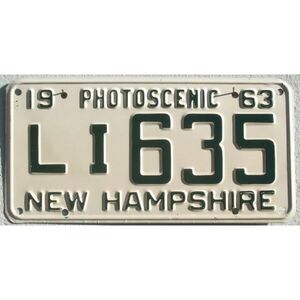 New Hampshire 1963