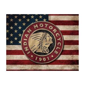 Indian Motorcycle - Vintage USA Fahne