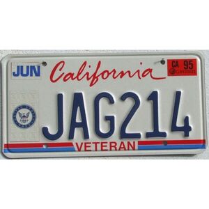 California 1995 Navy Veteran