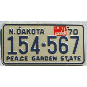 North Dakota 1970 - 1971
