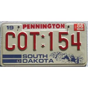 South Dakota 1986