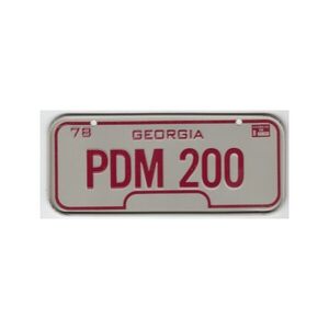 Georgia Mini Nummernschild