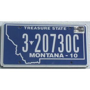 Montana 2018 Treasure State