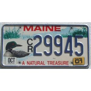 Maine 2001 Natural Treasure