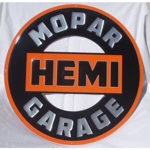 -- Mopar Hemi Garage XL Werkstatt Schild --