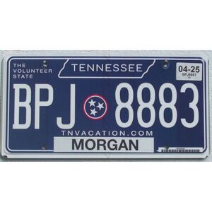 Tennessee 2025 Morgan County