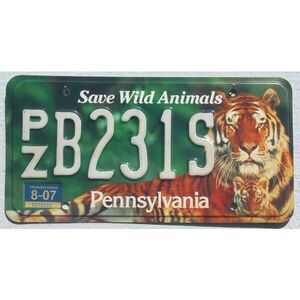 Pennsylvania 2007 Wildlife Tiger