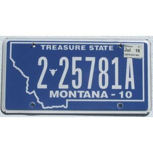 Montana 2016 Treasure State
