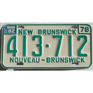 New Brunswick 1978 - 1982